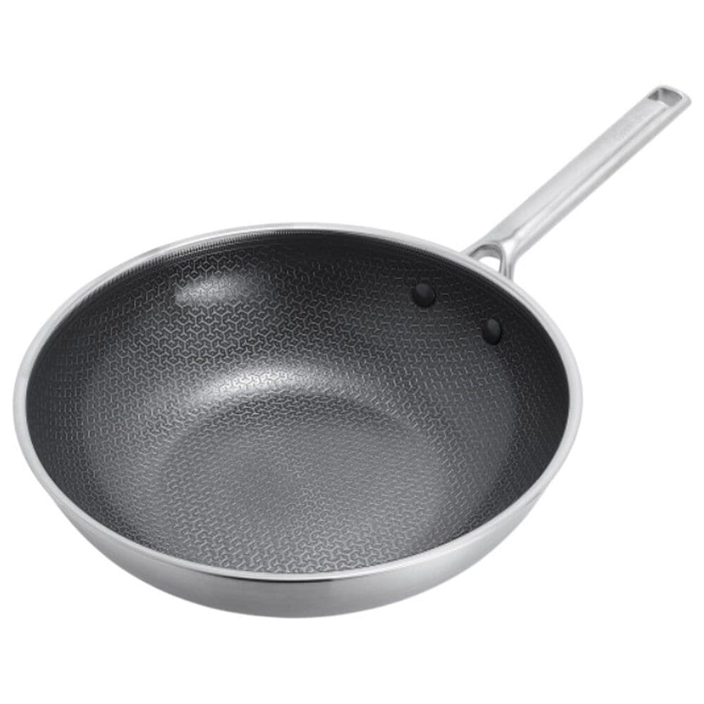Green Pan Apex Hybrid 11" Ceramic Open Wok in Stainless Steel, , large