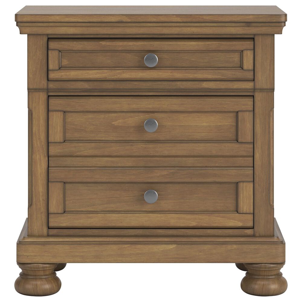 Ashley Feddinger 4-Piece King Storage Bedroom Set in Chestnut Brown, , large