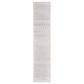 Nourison Astra Machine Washable 2"2" x 10" Grey Runner, , large