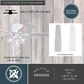 Vaxcel Brayton 52" LED Ceiling Fan in White, , large