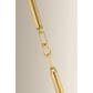 Corbett Lighting Solara 1-Light Pendant in Vintage Polished Brass, , large