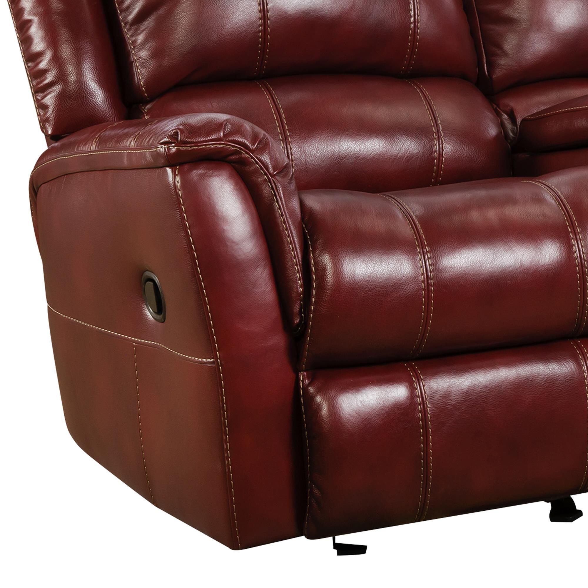 Viking gliding console store loveseat