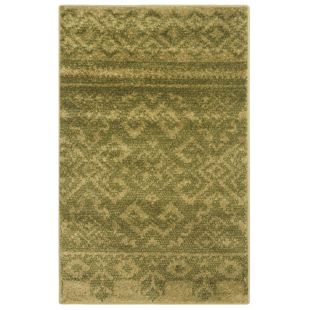 Safavieh Adirondack ADR107D 2"6" x 4" Green and Dark Green Runner, , large