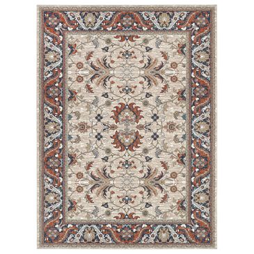 Karastan Soiree Santorini 91972-70044 8" x 11" Alabaster Area Rug, , large