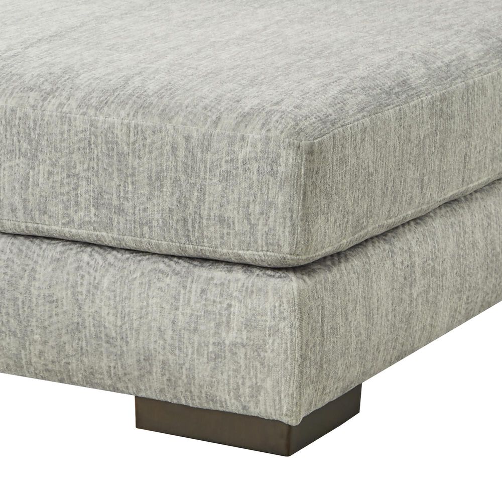 Ashley Regent Park Oversized Accent Ottoman in Pewter, , large