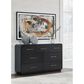 Millenium Rowanbeck Dresser and Mirror in Rich Layered Black, , large