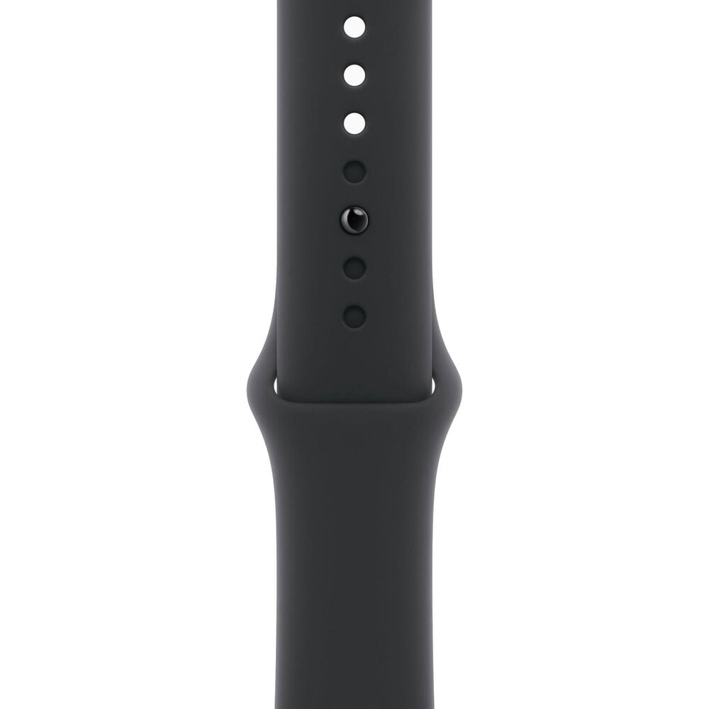Apple Watch Series 10 GPS + Cellular 46mm Jet Black Aluminum Case with Black Sport Band - S/M, , large