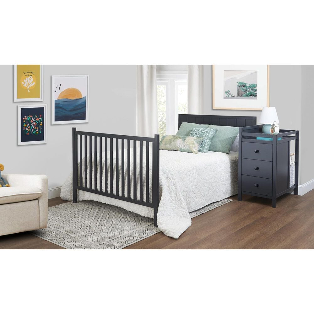 Sorelle Furniture Full Size Adult Bed Rail Kit in midnight, , large