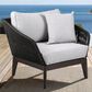 Blue River Athos Club Chair in Dark Eucalyptus and Charcoal, , large