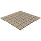Dal-Tile Exposition Gesso 2" x 2" Straight Joint on 12" x 12" Porcelain Mosaic Sheet, , large