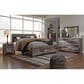 Ashley Derekson King Panel Bed in Two Tone Walnut and Gray, , large