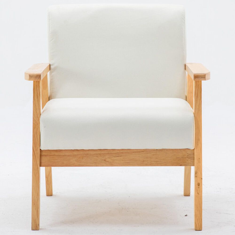 HOMLUX Accent Chair in Beige, , large