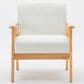 HOMLUX Accent Chair in Beige, , large