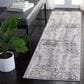 Safavieh Aston ASN713 2" x 8" Ivory and Grey Runner, , large
