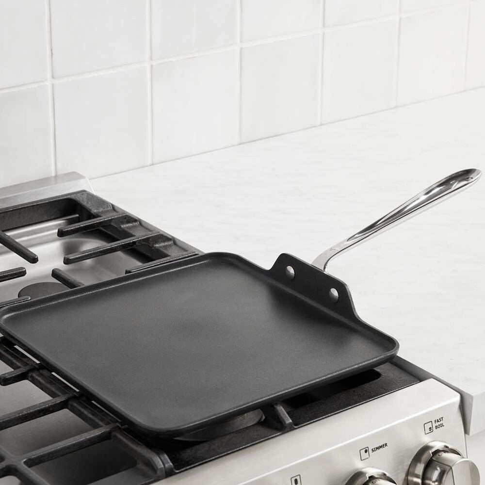 All-Clad HA1 Expert 11&quot; Nonstick Square Griddle in Black, , large