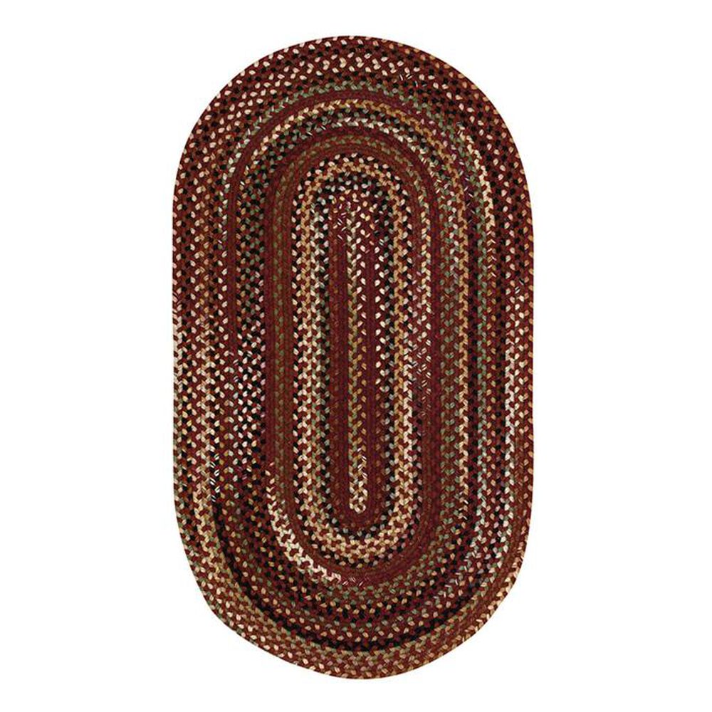 Capel Gramercy 0070-500 2"3" x 9" Oval Cinnabar Runner, , large