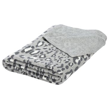 Safavieh Gwynn 50" x 60" Throw in Grey and Black, , large