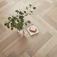Karndean Korlok Select Texas White Ash 6" x 24" Herringbone Vinyl Plank, , large