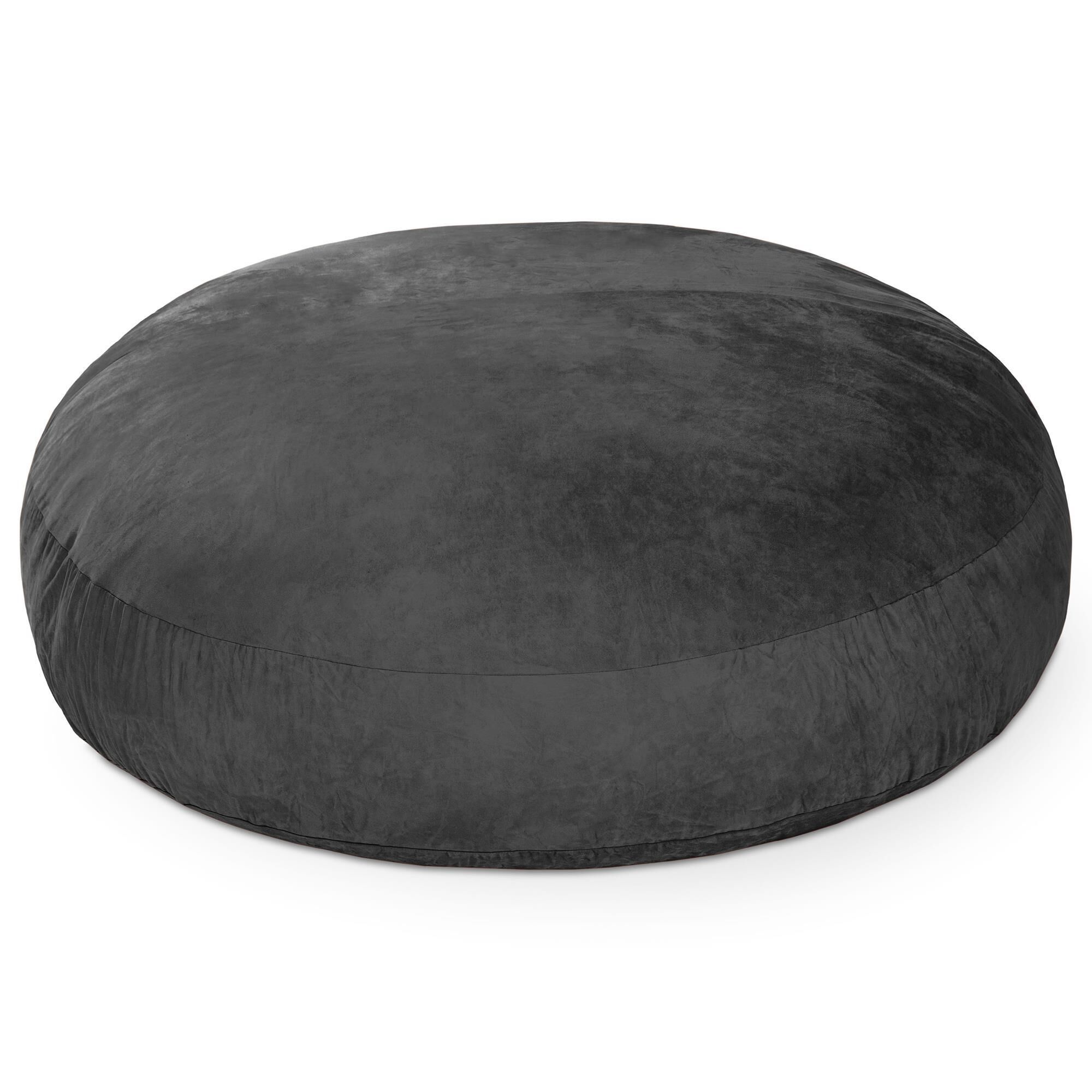 Jaxx 6' Cocoon Large Bean Bag Chair in Black