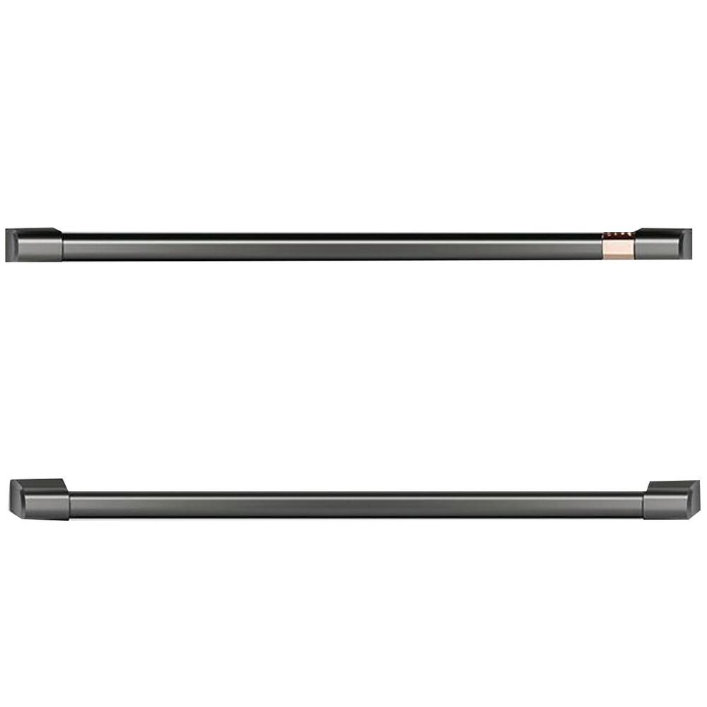 Cafe Handle Kit for Double Wall Oven in Brushed Black, , large