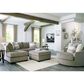 Ashley Creswell Oversized Swivel Accent Chair in Stone, , large