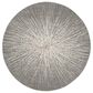Safavieh Evoke EVK228H 5"1" Round Dark Gray and Ivory Area Rug, , large
