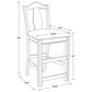 Linon Home Decor Breland Counter Stool in Dark Brown (Set of 2), , large