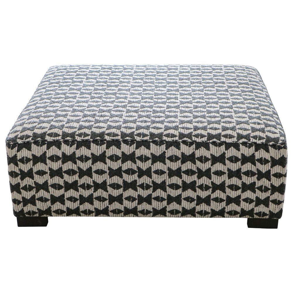 Fulton Home Marley Cocktail Ottoman in Nexus Onyx, , large