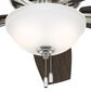 Hunter Newsome 52" Ceiling Fan with Lights in Brushed Nickel, , large