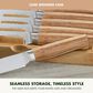 Green Pan Elite Cutlery 8-Piece Steak Knife Set in Light Pakka, , large
