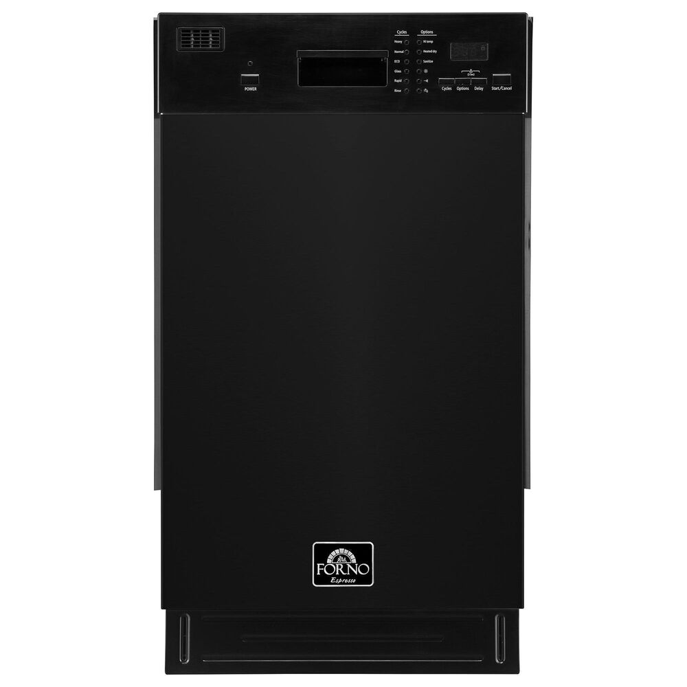 Forno Polo 18" Built-In Dishwasher with 8 Place Settings in Black, , large