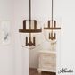 Hunter Karloff 12" 3-Light Pendant in Textured Rust, , large