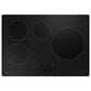 GE Profile 2-Piece Kitchen Package with Stainless Steel 30" Smart Built-In Convection Single Wall Oven with CookCam and Black Induction Cooktop, , large