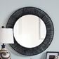Crestview Collection Onyx Wall Mirror in Black, , large