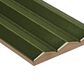 Soho Studio Accordion Verde Green 5" x 16" Porcelain Tile, , large