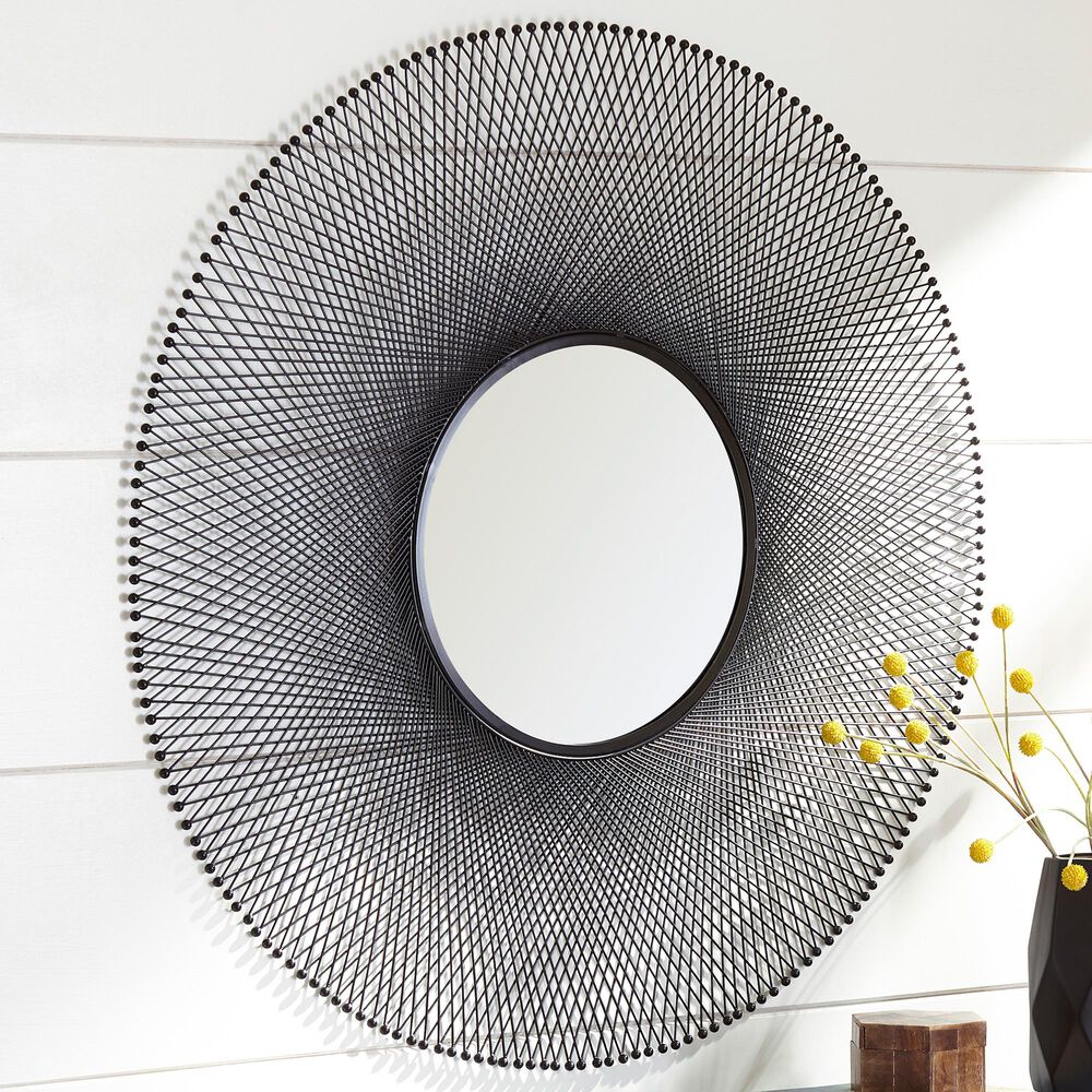 Signature Design by Ashley Ferriss Accent Mirror in Black, , large