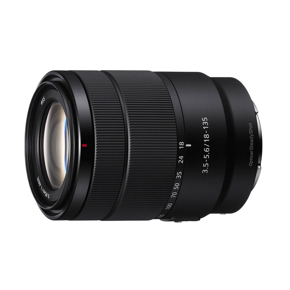 Sony E 18-135mm F3.5-5.6 OSS Lens in Black, , large