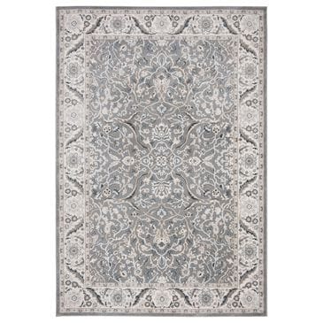Safavieh Isabella 4" x 6" Grey and Dark Grey Area Rug, , large