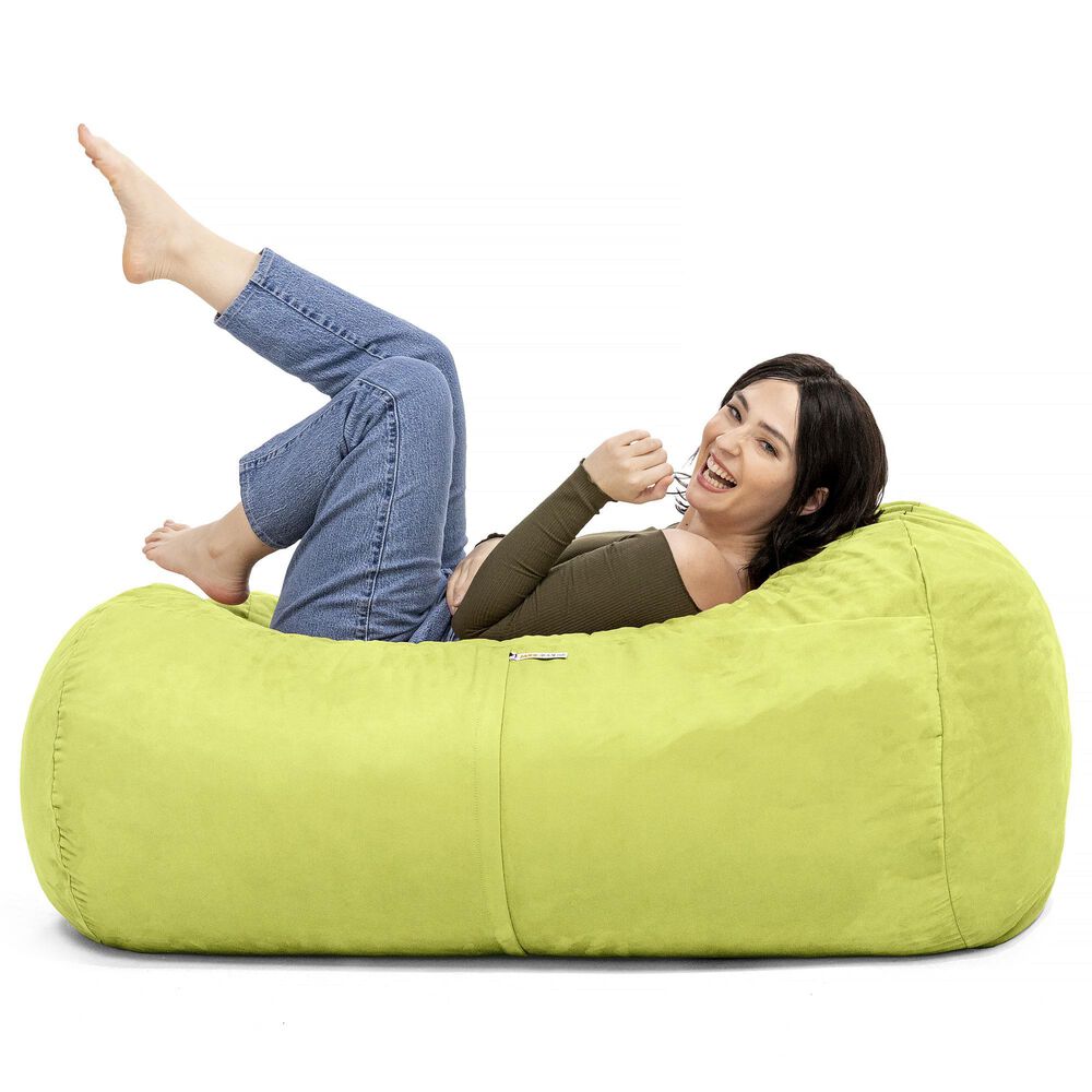 Jaxx 4&#39; Lounger Bean Bag in Lime, , large