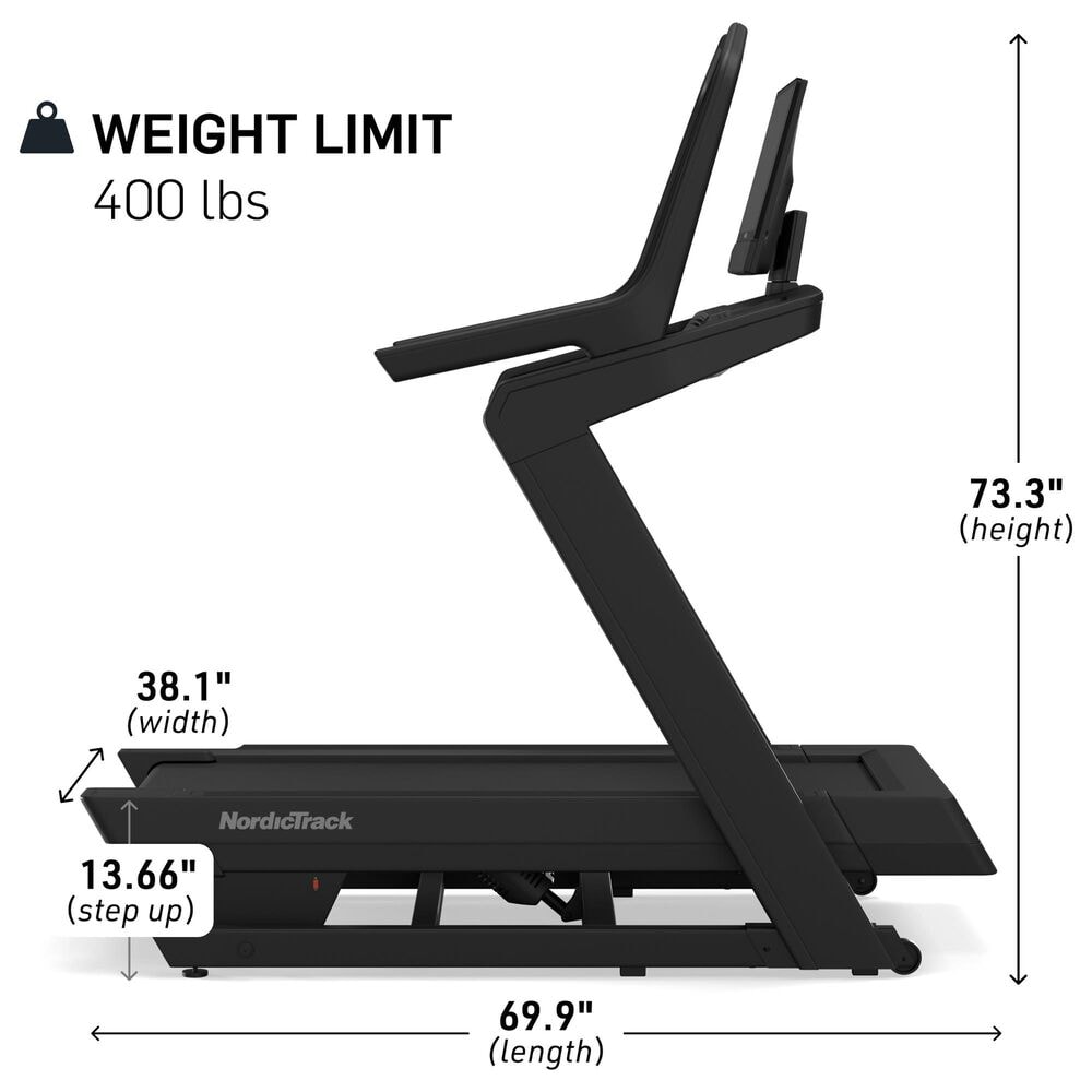 NordicTrack X16 Treadmill in Black, , large