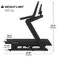 NordicTrack X16 Treadmill in Black, , large