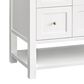 James Martin Vanities Breckenridge 48" Single Bathroom Vanity in Bright White with 3 cm Eternal Jasmine Pearl Silestone Top, Rectangular Sink and FreePower Wireless Charger, , large