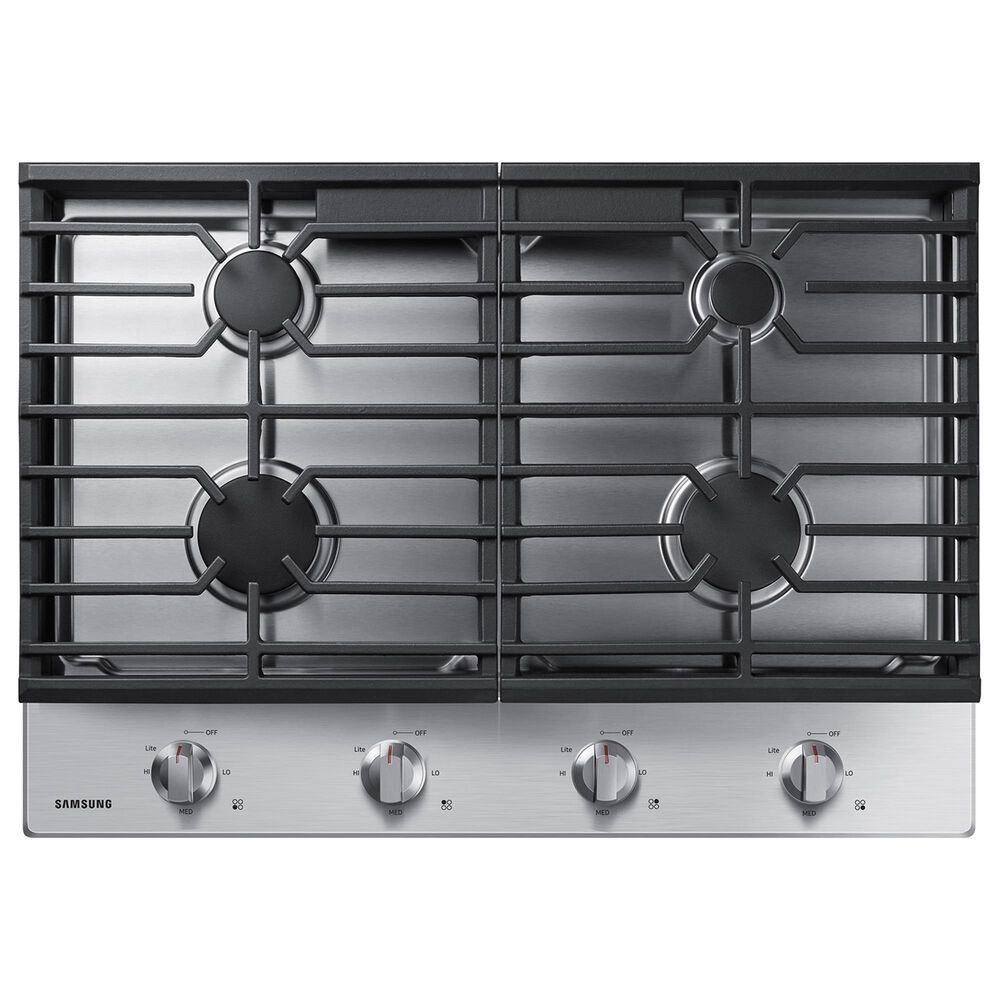 Samsung 30" Gas Cooktop 4 Burner in Stainless Steel, , large