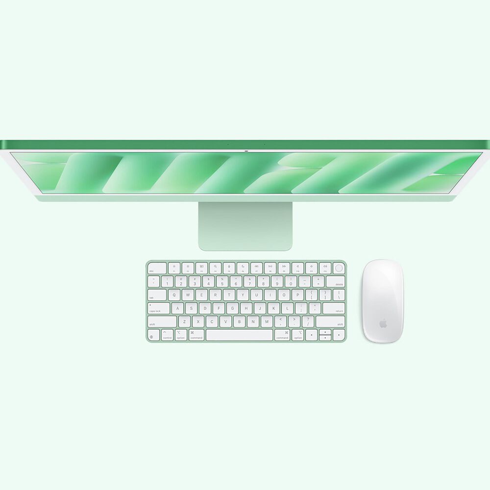 Apple 24-Inch iMac All-in-One Desktop - Apple M4 chip - 10-core CPU - 24GB RAM - 10-core GPU - 512GB SSD in Green with 3-Year AppleCare+, , large