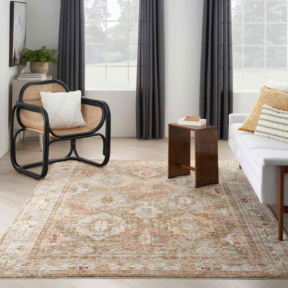 Nourison Sahar 7&#39;10&quot; x 10&#39;4&quot; Green Area Rug, , large