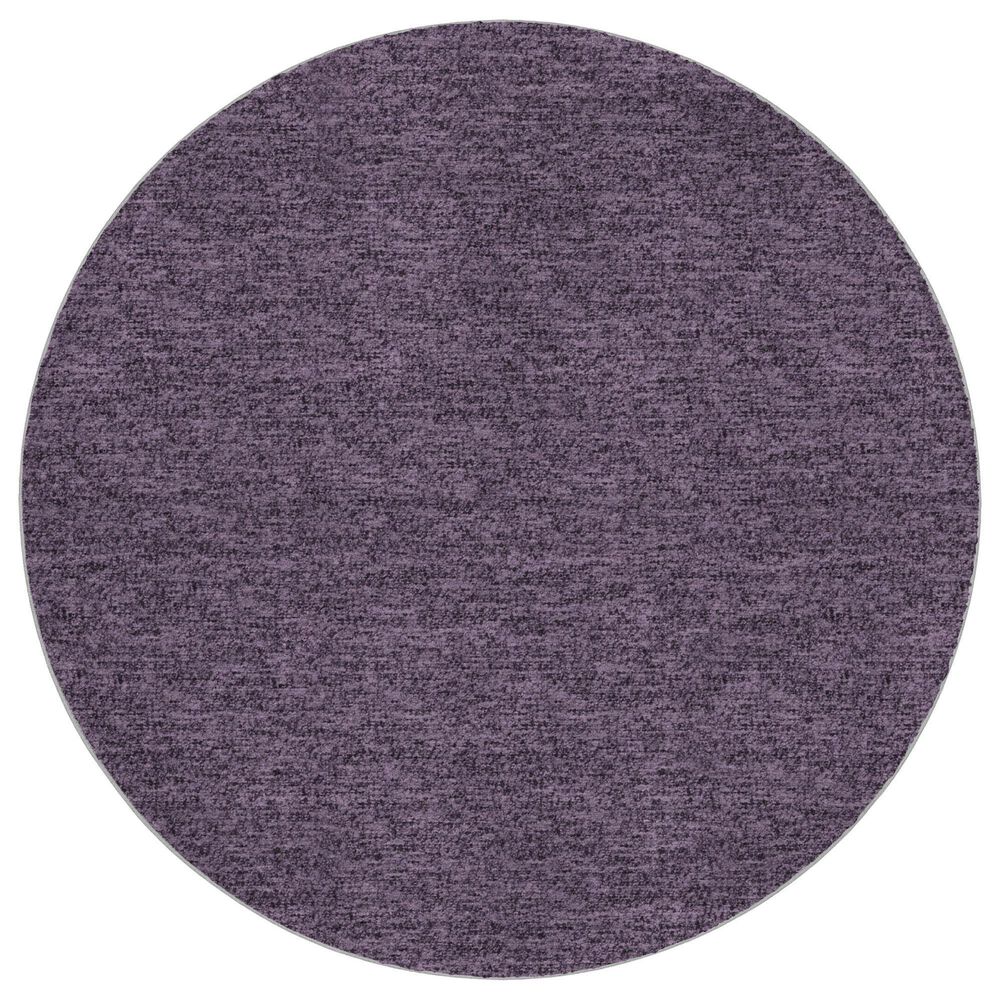 Dalyn Rug Company Voyage VY2 Plum 8" Round Area Rug, , large