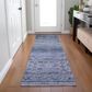 Dalyn Rug Company Karaj KJ4 2"3" x 7"6" Blue Indoor/Outdoor Runner, , large