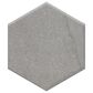 Marazzi Marble Obsession  8" x 8" Hexagon Porcelain Tile in Grigio, , large