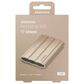 Samsung 1TB T7 Shield Portable External SSD in Beige, , large