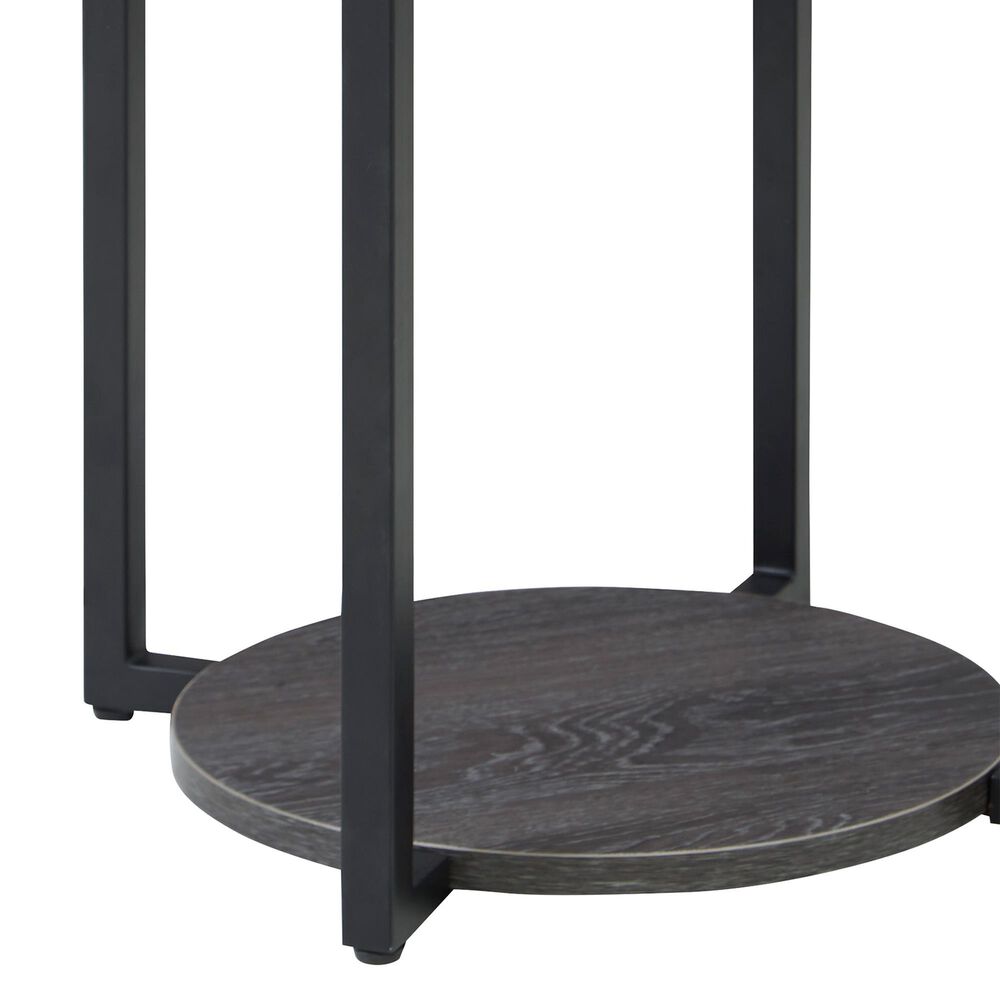 Ashley Sethlen Accent Table with Speaker in Gray and Black, , large